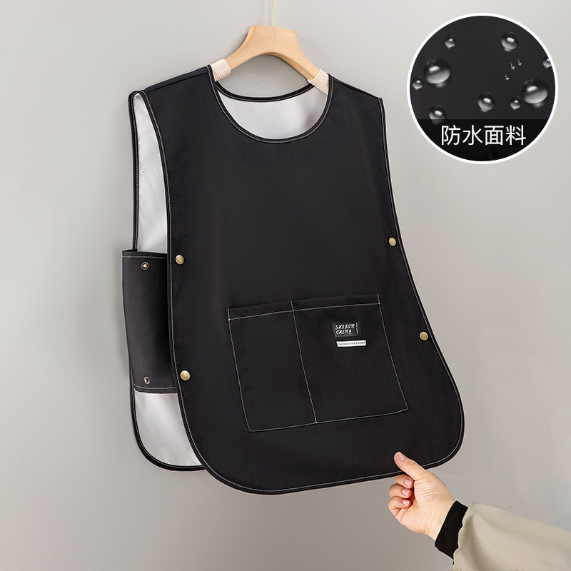 Chaleco delantal hombro red red cocina doméstica 2025 nuevo trabajo impermeable a prueba de aceite impresión de logotipo personalizado femenino