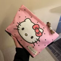 Fairy zz Оригинальная милая Hello Kitty большой объем косметическая сумка портативный вкладыш сумка для хранения наушников для путешествий кошелек