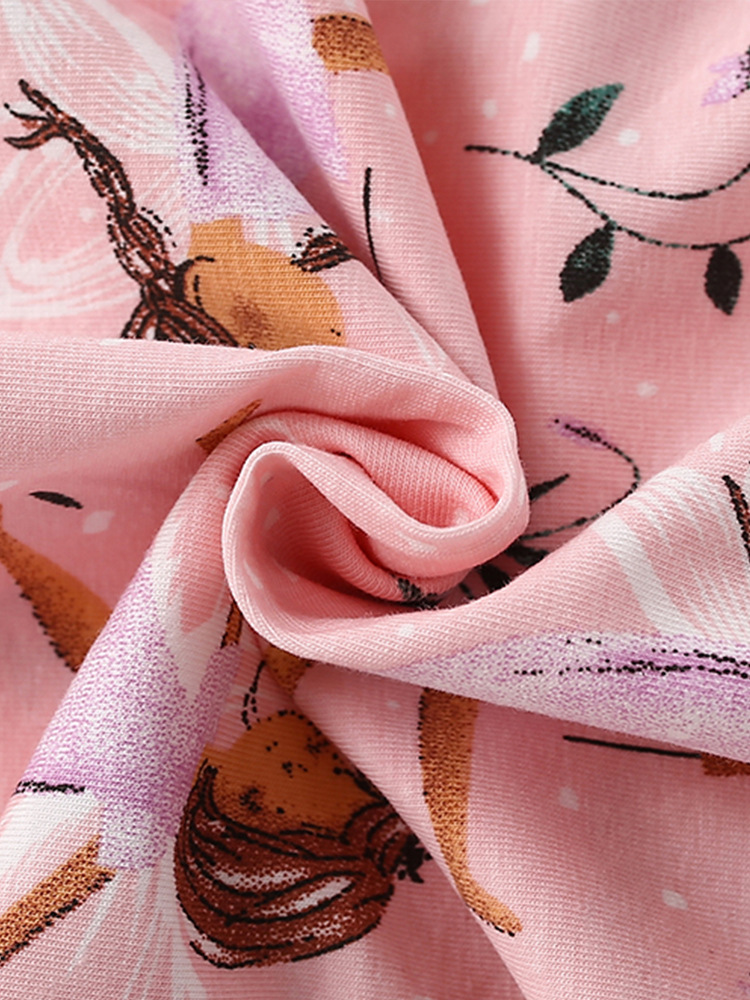 Malwee vestidos de niñas de otoño nuevo estilo europeo y americano de niños de mediano tamaño impresión de aire extranjero vestido de mangas largas para niños
