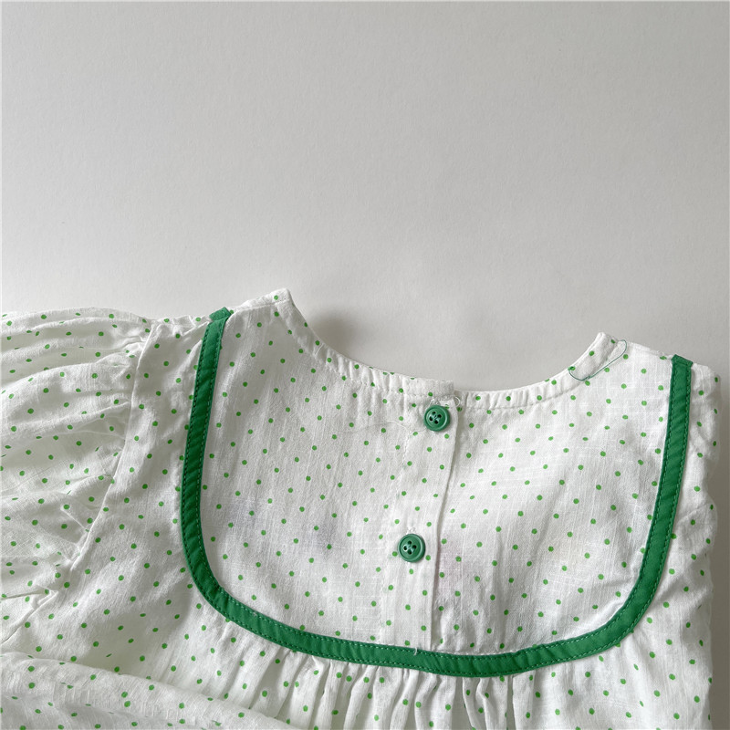 [SMS] vestido blanco de flores para niñas verano coreano vestido de princesa para bebés de verano