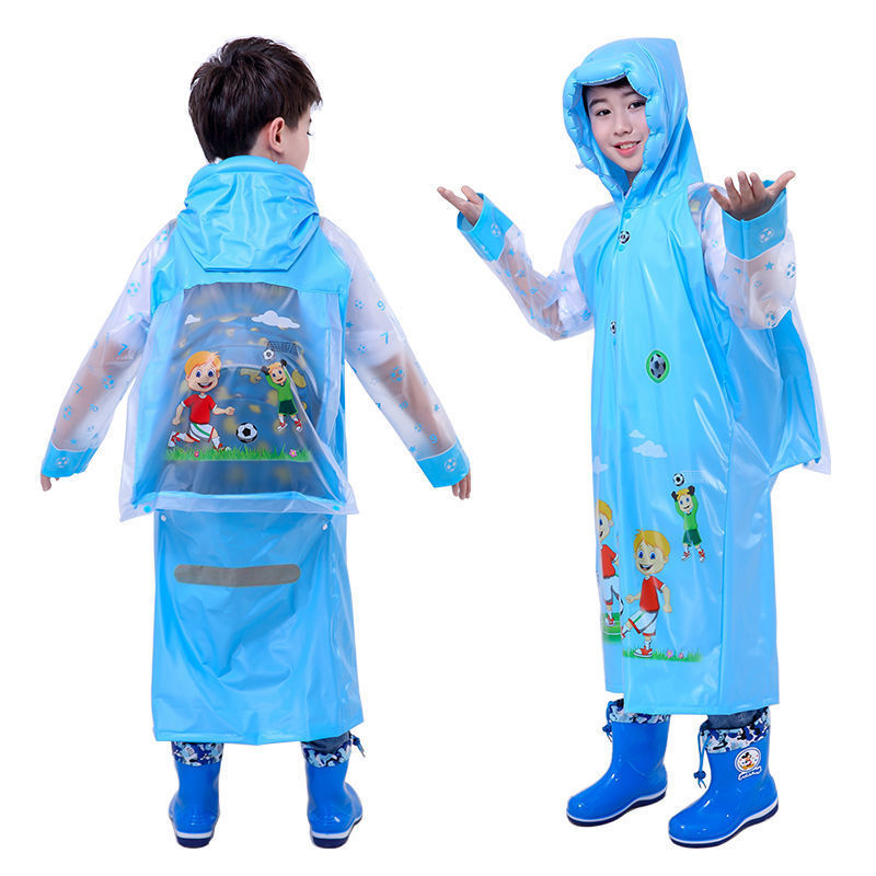 Spot children's raincoat wholesale with schoolbag for boys and girls kindergarten Primary School students poncho foreign trade raincoat cartoon figure