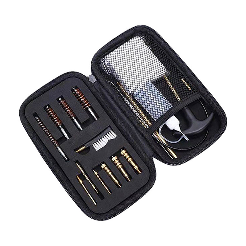 亚马逊货源枪管刷套装清洁刷工具包铜丝枪械清洁枪管刷EVA收纳包