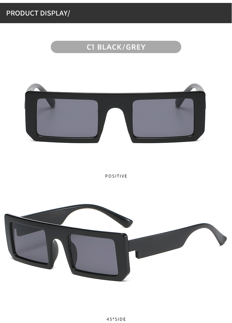 Women's Square Sunglasses Retro Personality Eyewear For Summer_voghion.com