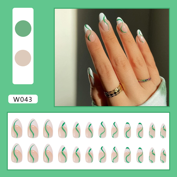 Wearable nail stickers European and Amer...