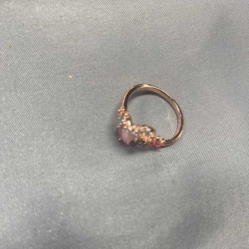 П fashionable ring with zircon?
