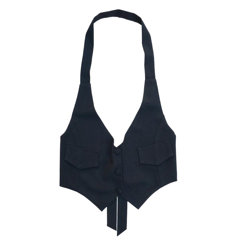 Chaleco exterior de gasa de verano Chaleco de moda de las mujeres cardigan cercanías pequeño chaleco Chaleco Corto casual chaqueta image 1