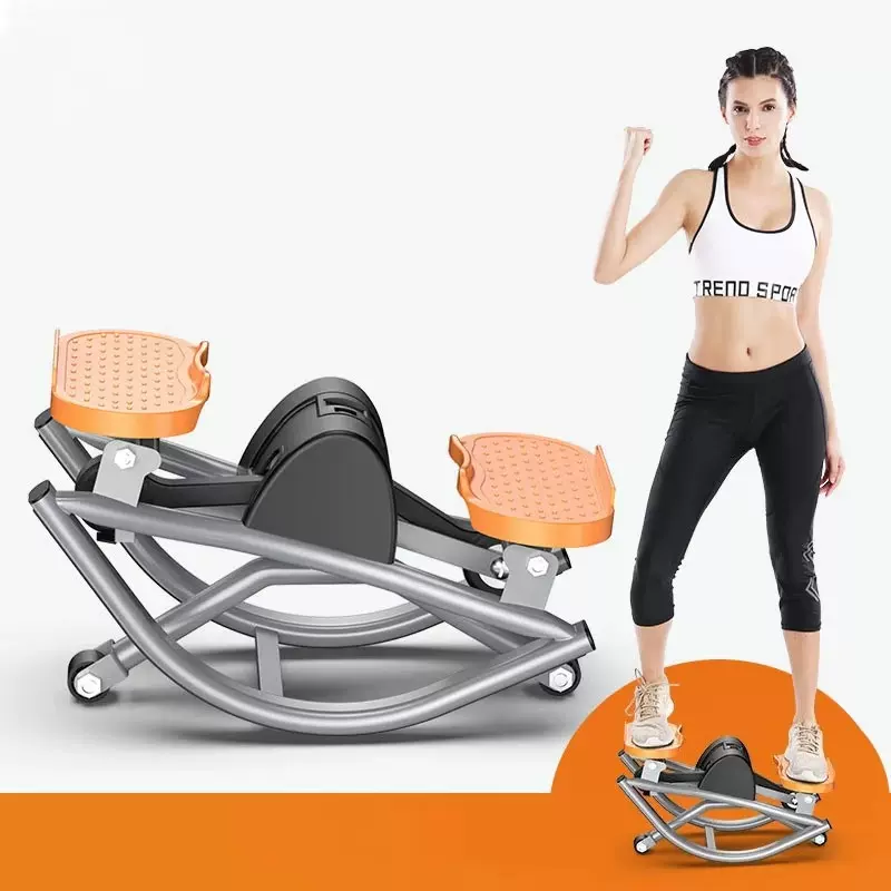 跨境家用韩式u型脚踏机室内运动踏步器瘦腿原地小型脚瘦腿踏步机