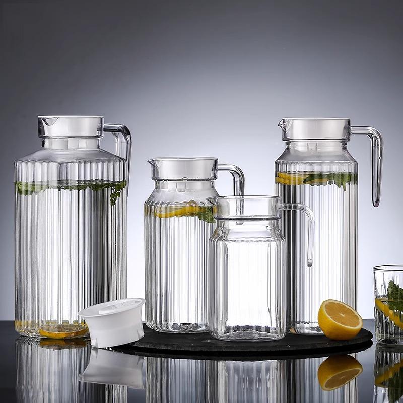 Acrylic Plastic Juice Jug, Pc High-Temperature Resistant Bar Beverage Cold Water Jug, Commercial Restaurant Fruit Tea Jug