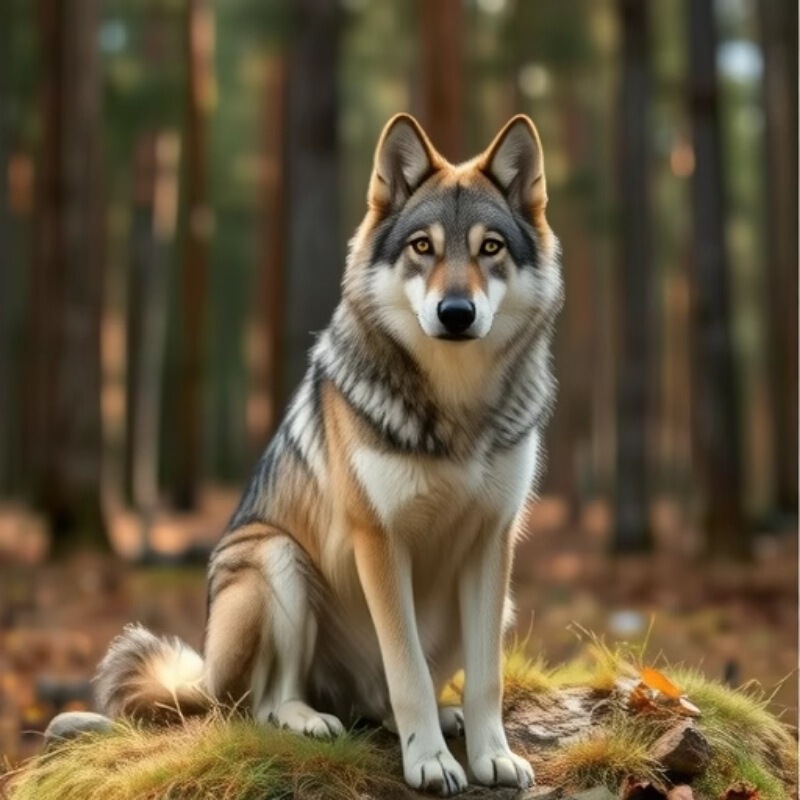 Czech Wolf Puppy Living Pet Dog Double Blood Orthodox Large Wolf Dog Explosion-Proof Dog Search and Rescue Dog Poisonous Dog Military Police Dog