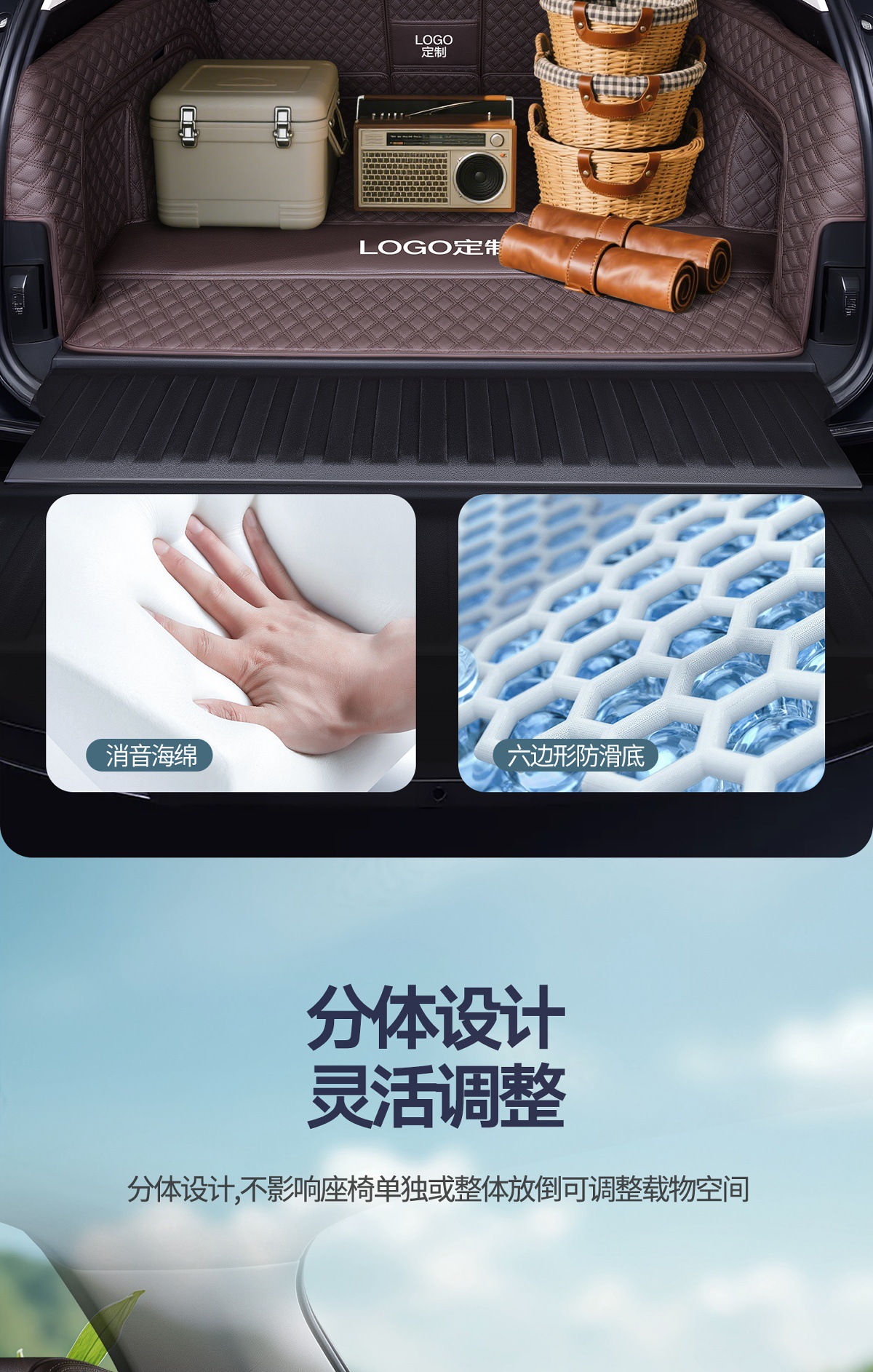 Suitable for Lincoln Navigator Z Adventurer Aviator Mkz Navigator 17-25 All-Inclusive Trunk Trunk Mat