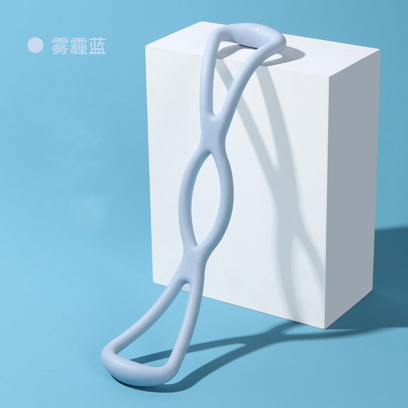 Amazon 8-word dispositivo de tensión de fitness en casa banda elástica femenina hombro abierto cuello belleza espalda yoga estiramiento equipo cuerda de ocho palabras