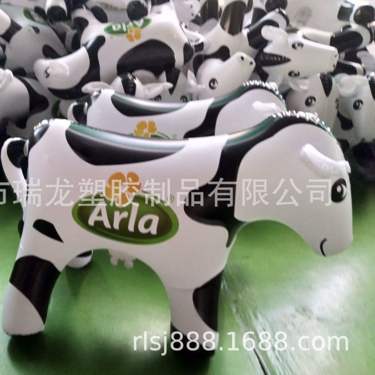 电压工厂做货 PVC充气奶牛 充气广告牛模型 充气动物广告道具