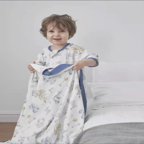 Domiamia Domyia 2-Piece Bamboo Cotton Gauze Baby Sleep sack Spring and Summer Thin Baby and Children's Pajamas with Supportive Design