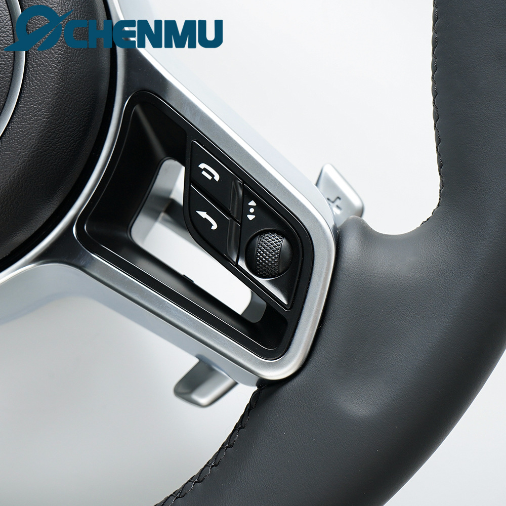 Modified Steering Wheel Assembly for Porsche Cayenne Panamera 911 Cayman 718 Boxster