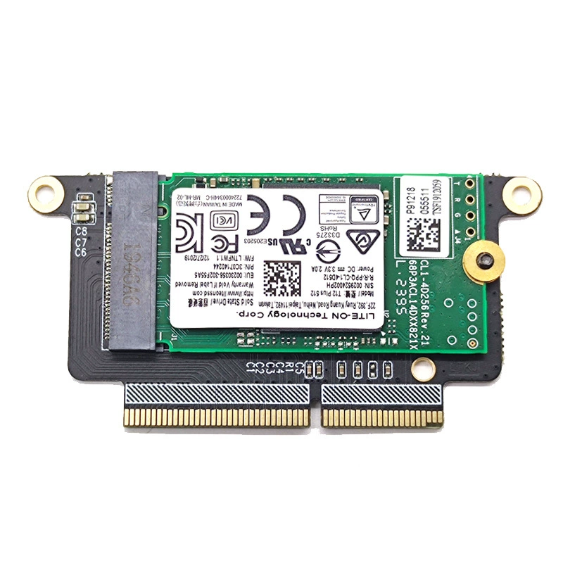 Подходит для MacBook Pro 2013-2017 A1466 Ring NVME PCIE M.2 Transfer Card A1708