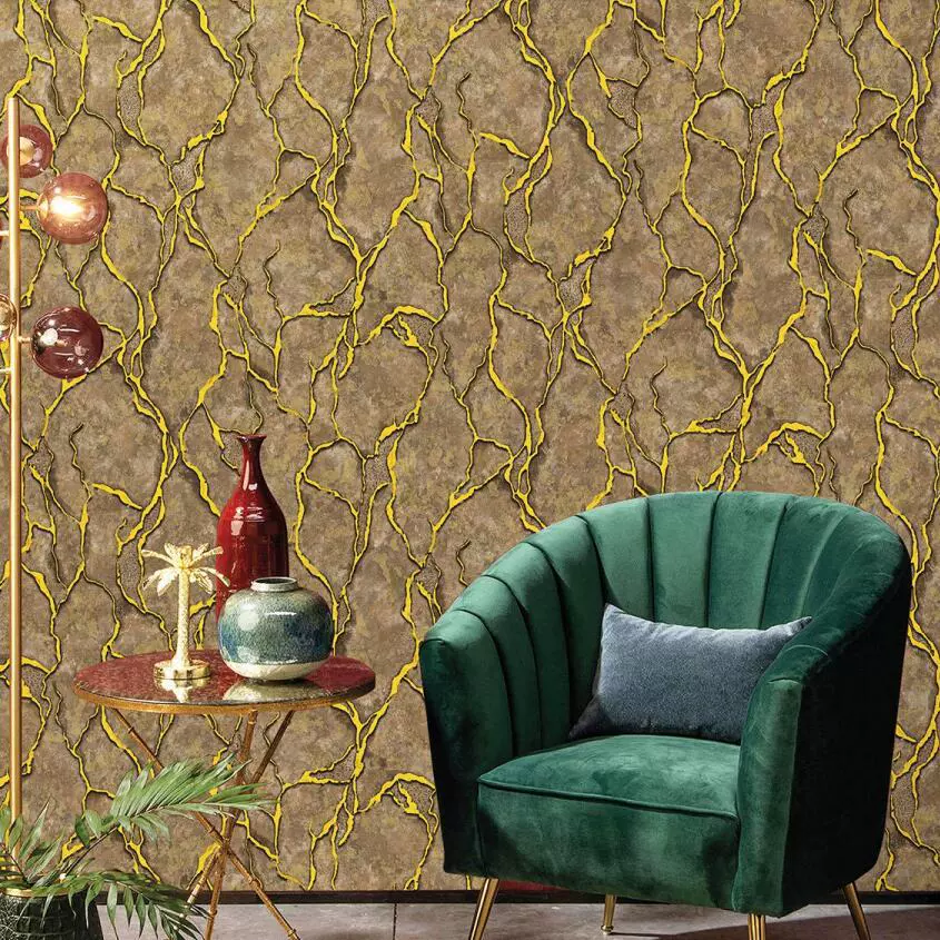 Three dimensional marble modern wallpapers PVC, 3D, (Physicals)
