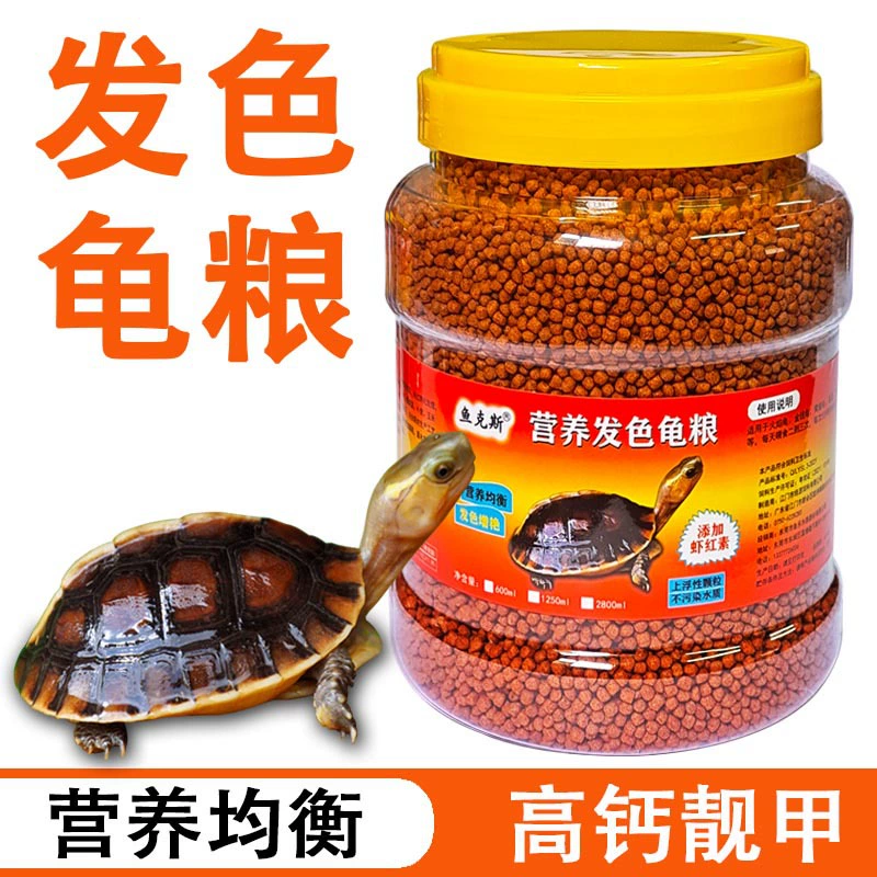 Корм для волос Красная черепаха Еда Крокодил Черепаха Красное лицо Корм для черепах Желтый край Пламя Черепаха Половина воды Черепаха Универсальная еда