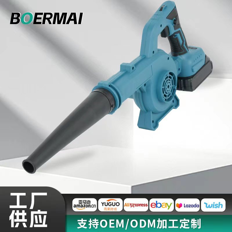 Foreign Trade High-Power Powerful Hair Dryer Handheld Brushless Lithium Battery Blower Cross-Border Multi-Function Turbine Dust Collector