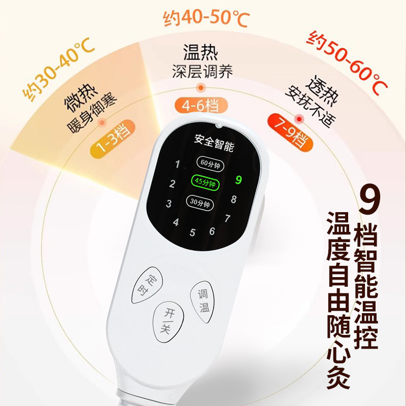 云朵刺绣肩颈艾草热敷包电加热护肩颈椎肩膀专用艾灸颈部披肩围脖|undefined