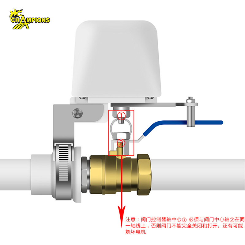Mijia válvula WiFi manipulador válvula de agua interruptor inteligente wifi inalámbrico válvula inteligente control remoto riego automático