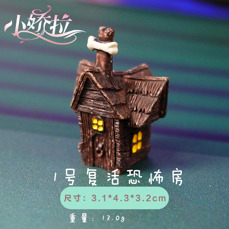 Estilo explosivo decoración transfronteriza Halloween esqueleto fantasma Pascua calabaza hueso momia decoración micro paisaje bricolaje