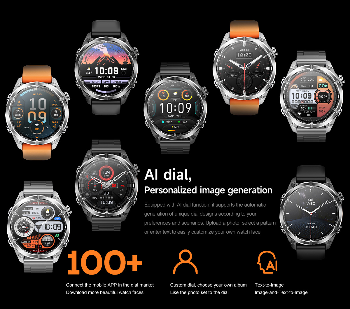 Smartwatch With Bluetooth Calling And Led Flashlight Sports Watch_voghion.com