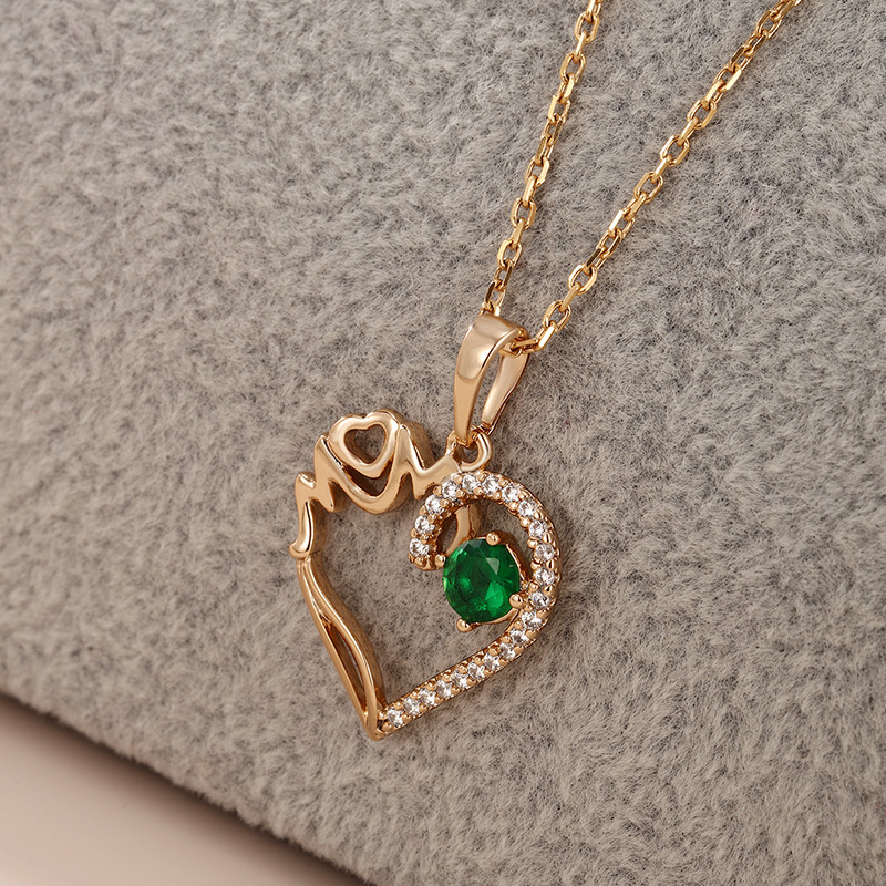 Joyería Xupe estilo coreano nicho diseño alto sentido collar joyería mujer neto rojo Luz de lujo temperamento amor colgante venta al por mayor