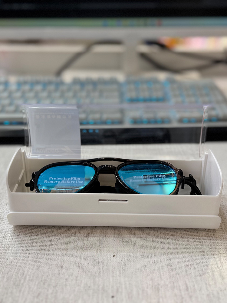 Gafas de Natación Profesionales de Marco Grande de Policarbonato Impermeables y Antiempañantes