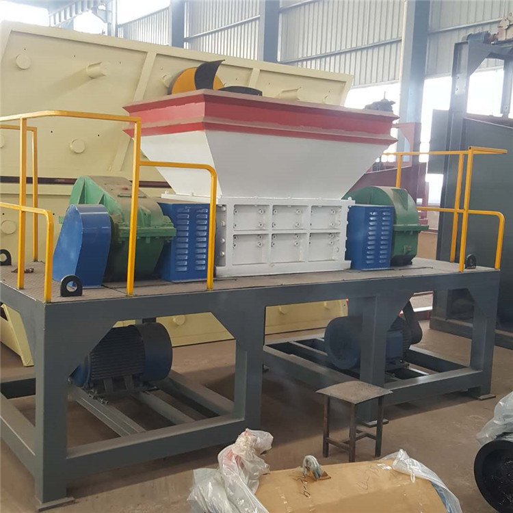 金属油漆桶撕碎机 铁皮螺纹钢破碎机 800型铁屑铁垃圾粉碎机械