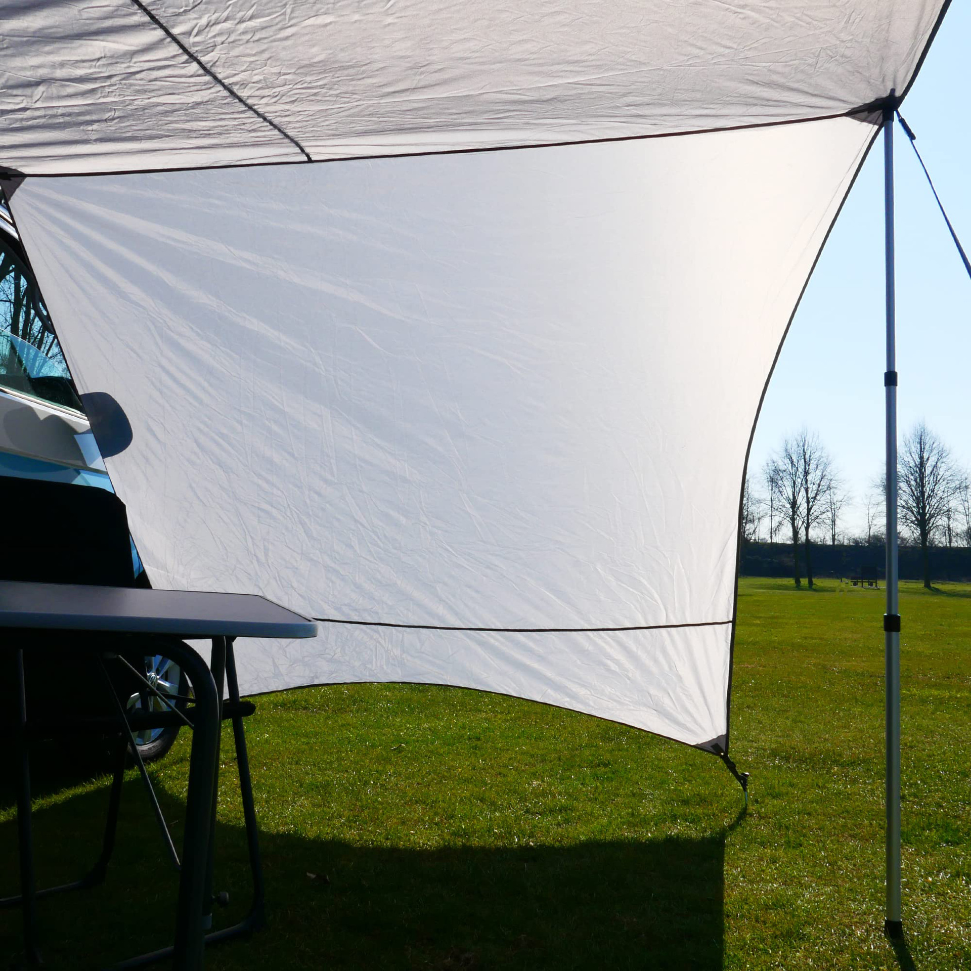 Car Side Awning Rv Sunshade Tent Camping Trunk Side Extension Outdoor Camping Canopy