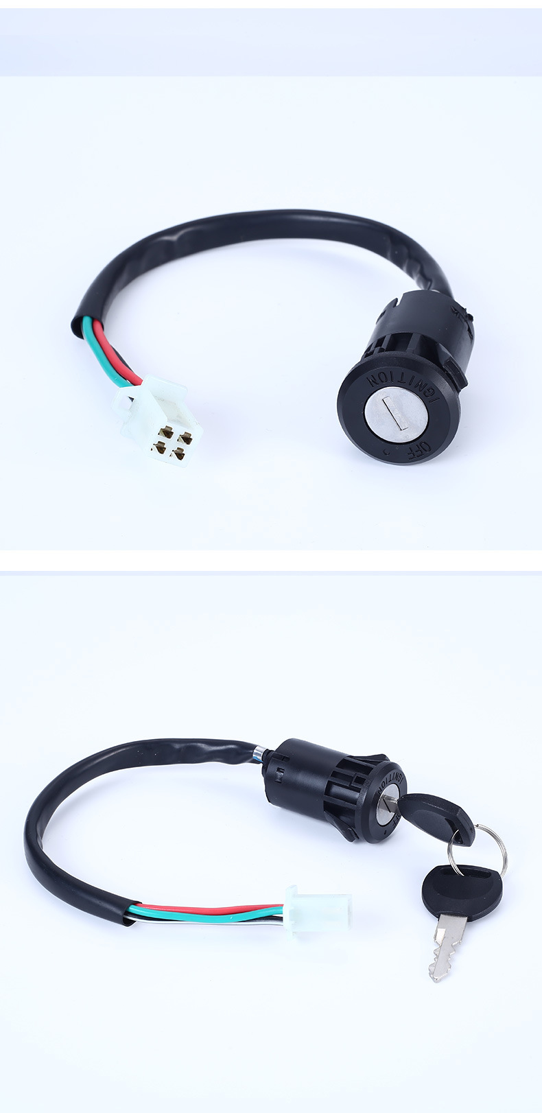 Jetta JD100 ignition switch CG125 XF125 ZJ125 universal ignition switch electric tricycle power lock cylinder