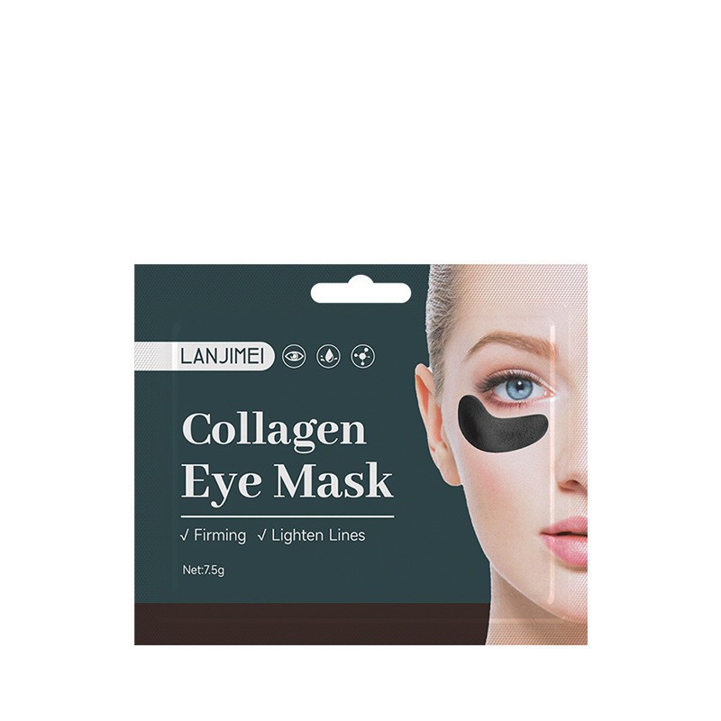 Mascarilla de ojos transfronteriza de colágeno y oro, parche hidratante para ojos con diseño de mariposa, fabricante mayorista para comercio exterior