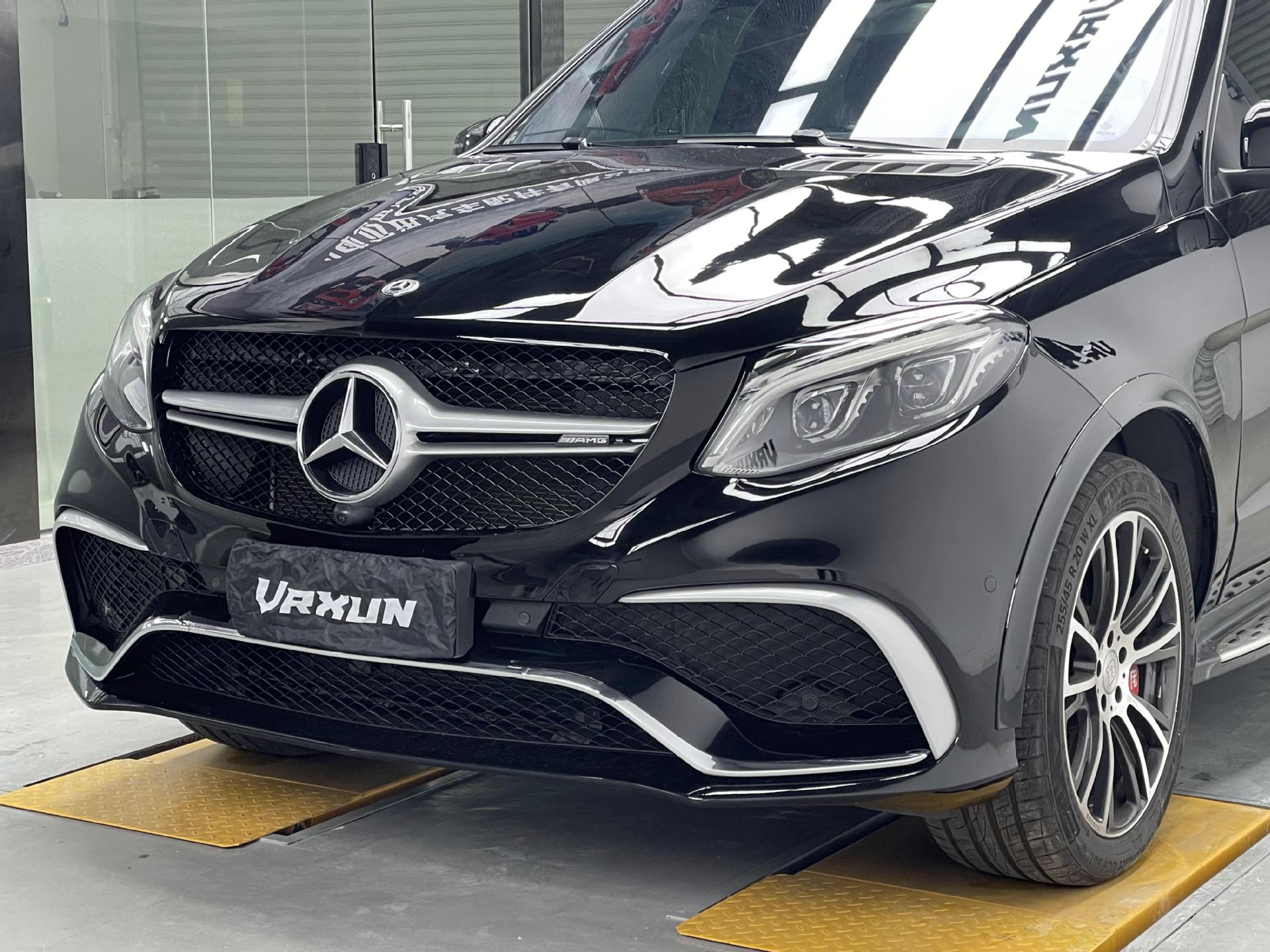 Suitable for 15-19 Mercedes-Benz Gle W166 Modified to 15 Gle63Amg Surround, Front and Rear Bumper, Grille, Rear Lip, Wheel Arch