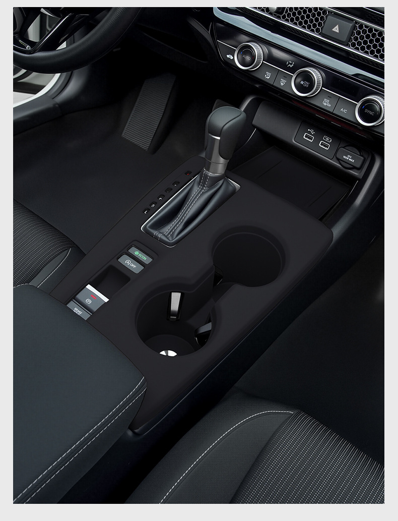 Suitable for Honda Civic Style Door Handle Protective Cover Window Panel Silicone Protective Pad Sticker Modified Decorative Supplies