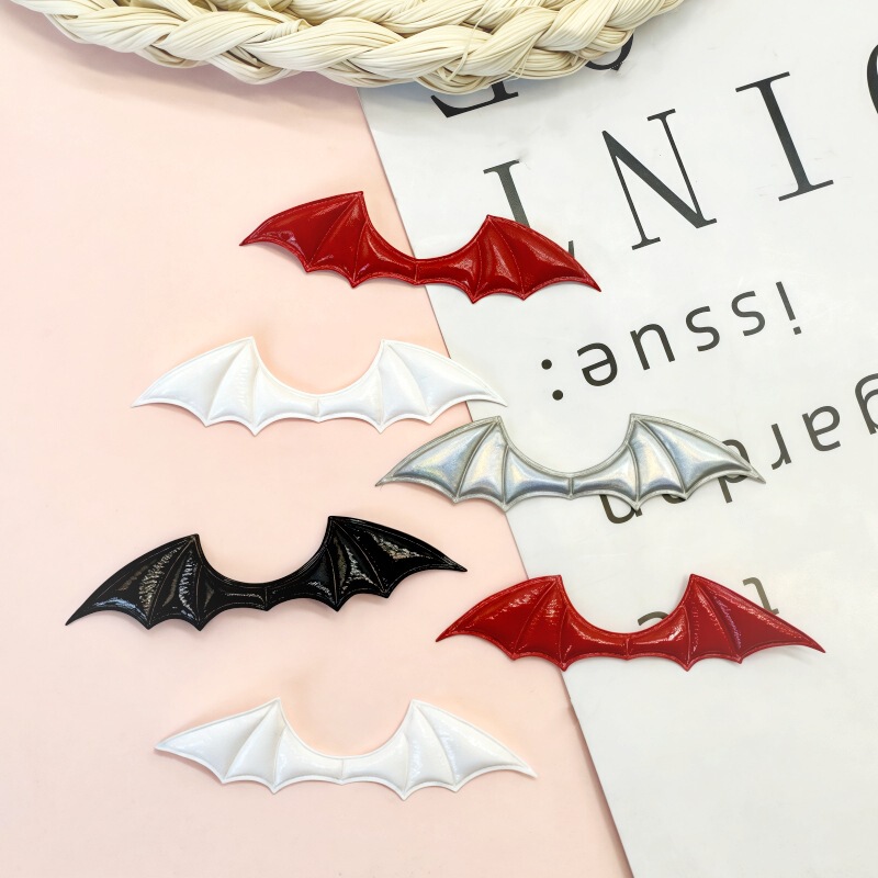 Ultrasonic Embossed Leather Devil Bat Small Wings DIY Handmade Hair Accessories Halloween Vampire Wings Accessories Ultrasonic Embossed Leather Devil Bat Small Wings DIY Handmade Hair Accessories Halloween Vampire Wings Accessories