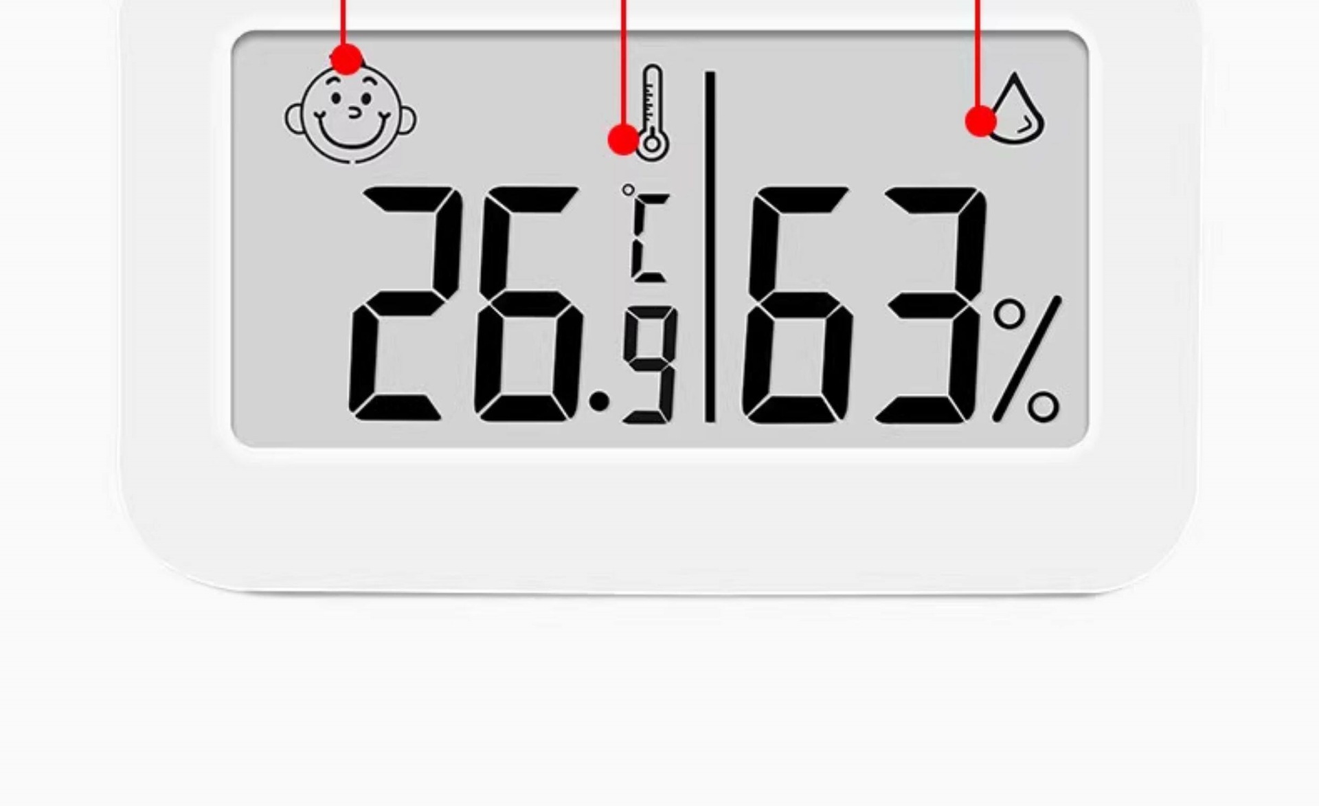Suitable for indoor thermometers, high-precision home display, reptile pets, car-mounted precision temperature and humidity meters, electronic humidity