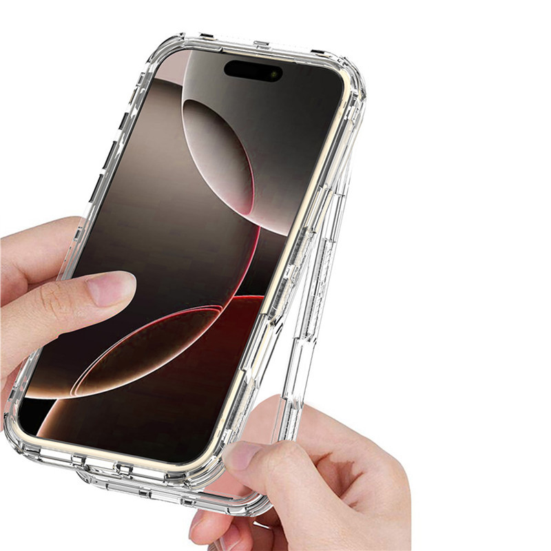 新款使用iPhone17 Pro Max透明手机壳XS Max炫影亚克力四角防摔壳