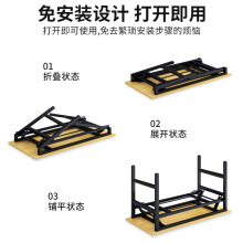 可折叠电脑桌台式书桌家用办公桌卧室出租屋小桌子简易学习写直销