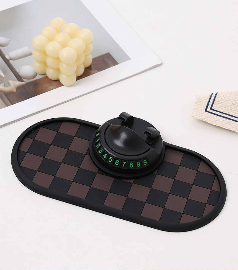 Car Dashboard Anti-Slip Mat, Washable, Central Control Navigation Bracket Storage Mat, Sun Protection, Manufacturer Wholesale Car Fragrance Tablets