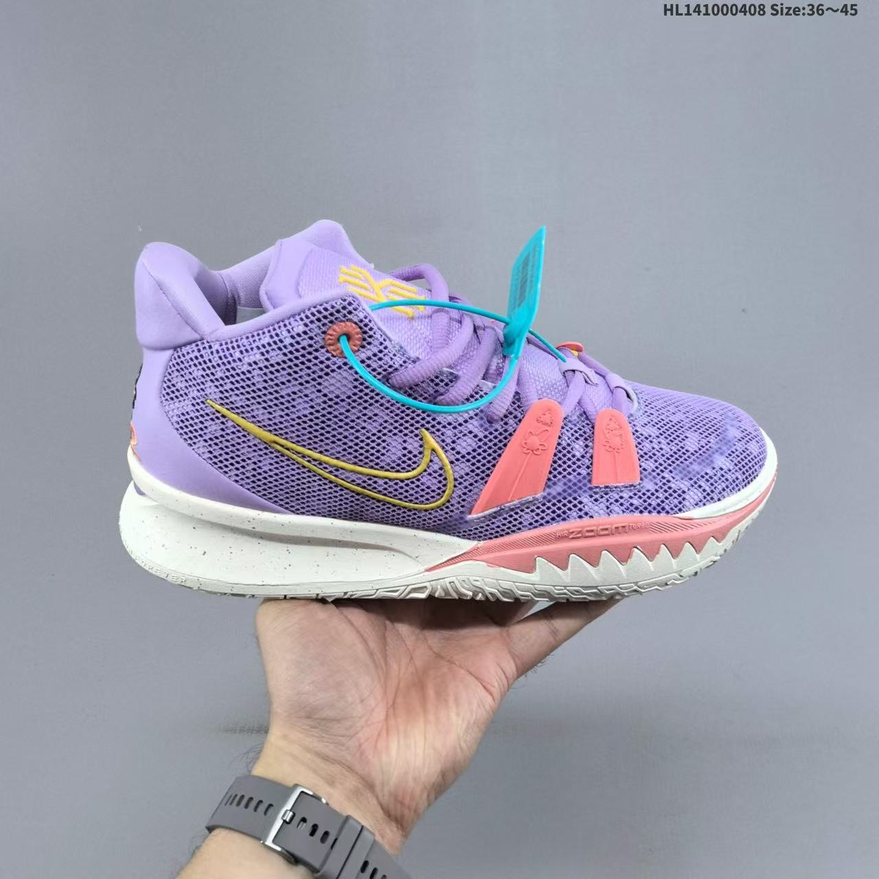 Zapatillas de Baloncesto de Caña Media Kyrie 7, Cuero y Caucho, Transpirables, para Deporte image 15