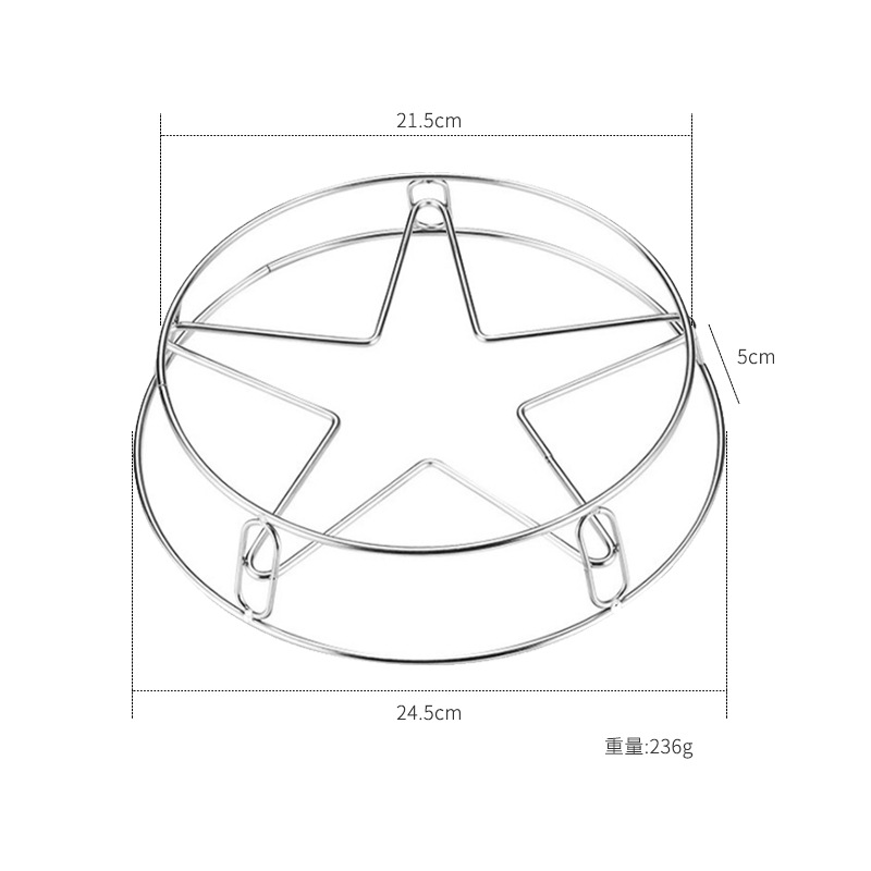 Rack de vapor de color natural