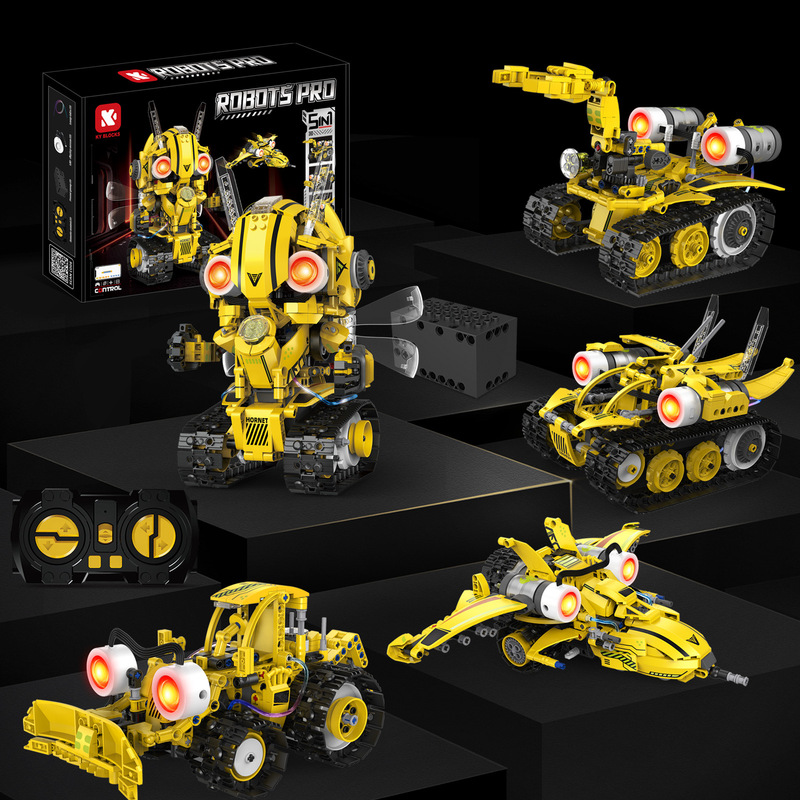 Birthday Gift Assembly Wall-E Educational Model Building Blocks Children's Remote Control Electric Programming Toy Boy Robot