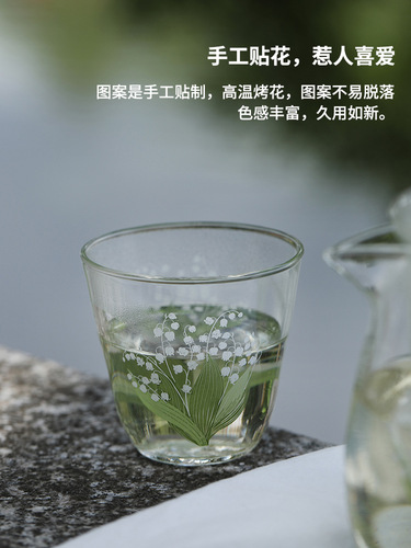 5YA1 wholesale teapot glass tea set heatable transparent teapot thickened tea water separation tea cup home