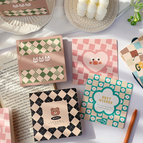 Checkerboard simple greeting card i small fresh creative ns style advanced handwritten birthday wishes diy handmade couple thank you