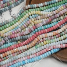 批发4x8mm龙纹瓷珠琉璃算盘珠玻璃散珠子diy手工制作手串项链材料