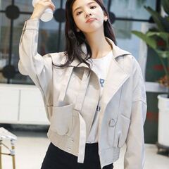 2025新款潮春秋韩版宽松学生上衣机车短款夹克皮衣外套女春季女装