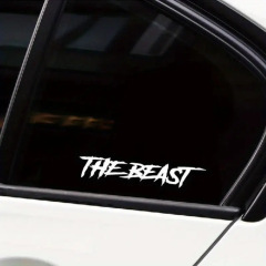 跨境爆款THE BEAST野兽个性创意车贴装饰车身玻璃装饰贴亚马逊