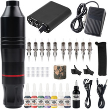 力神A3款马达笔套装纹身笔套装全套刺青练习套装纹身器材跨境批发