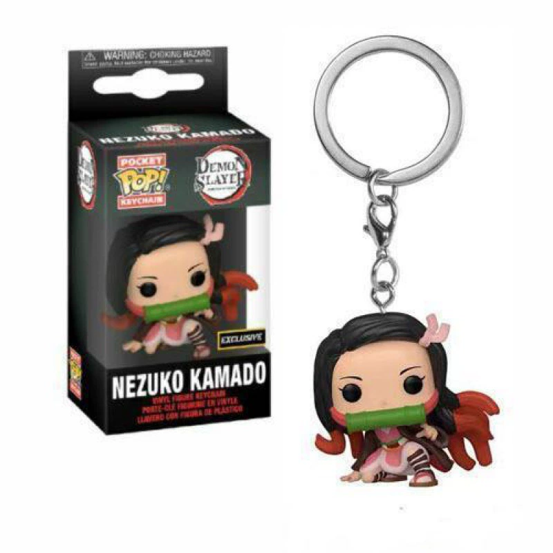 POP PVC figure (Demon Slayer) 10 cm collectible keychain and display figures, multiple character variants