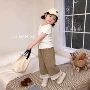 儿童新款木耳边短袖打底衫